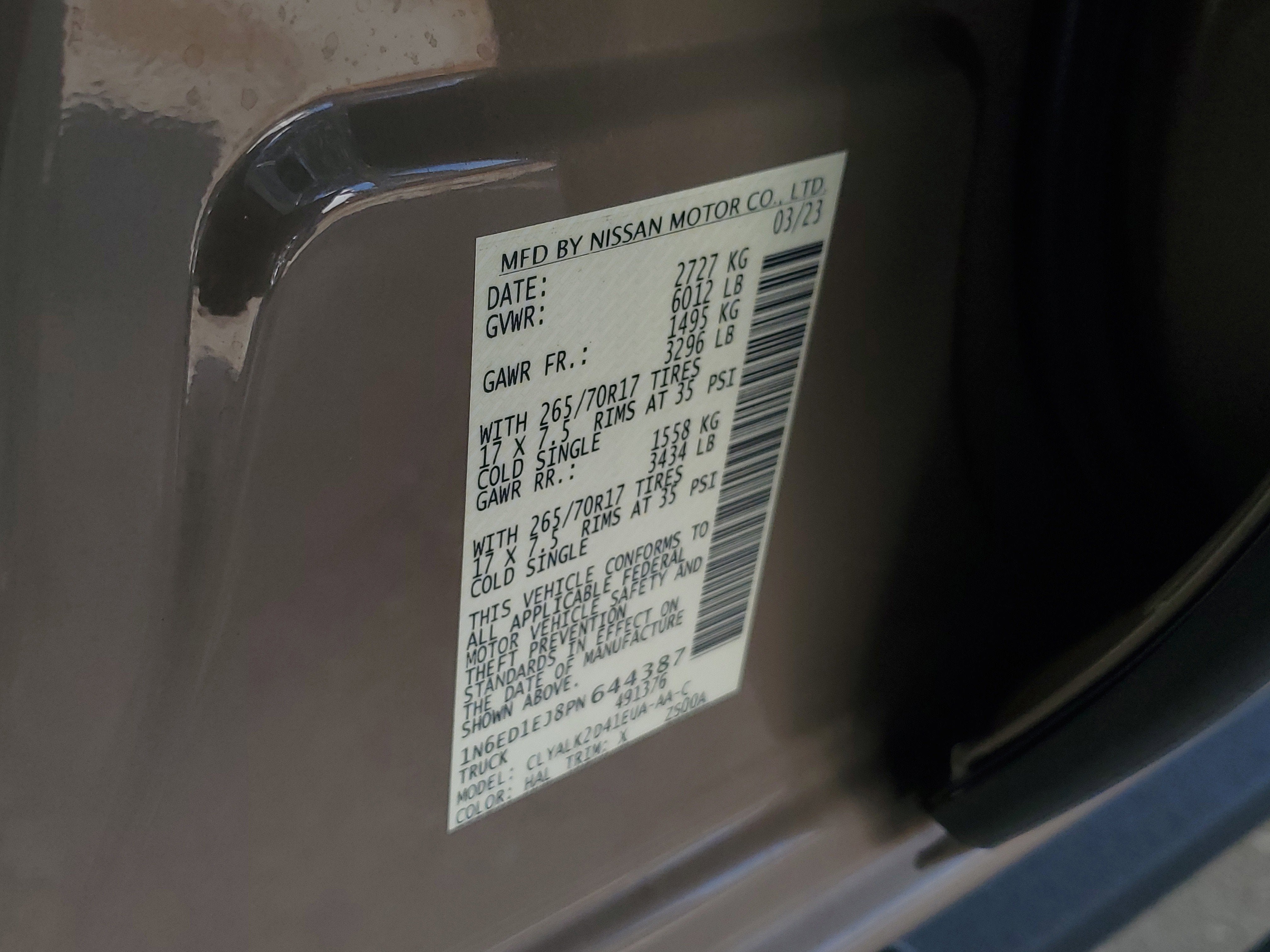 2023 Nissan Frontier PRO-X