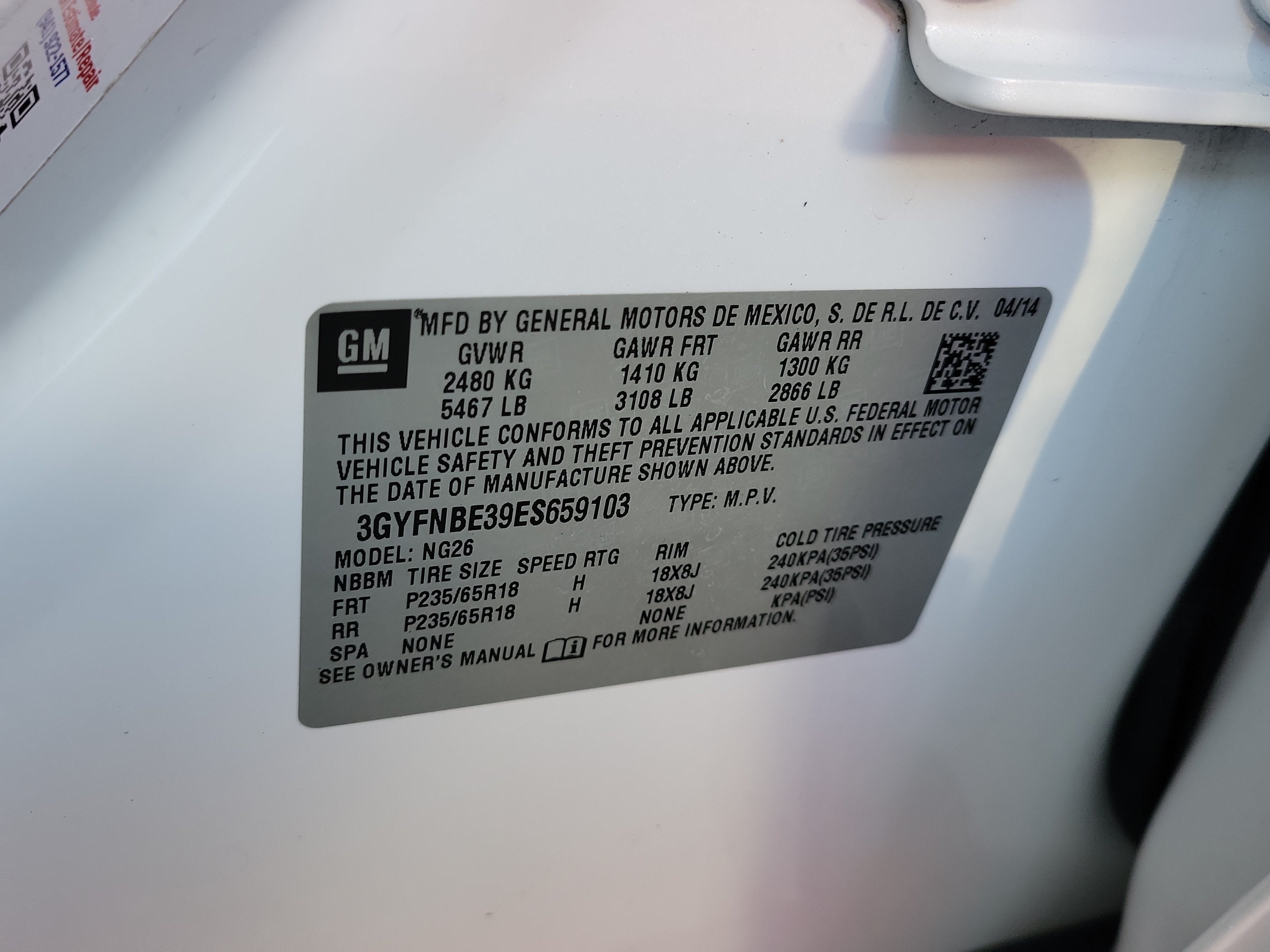 2014 Cadillac SRX Luxury Collection