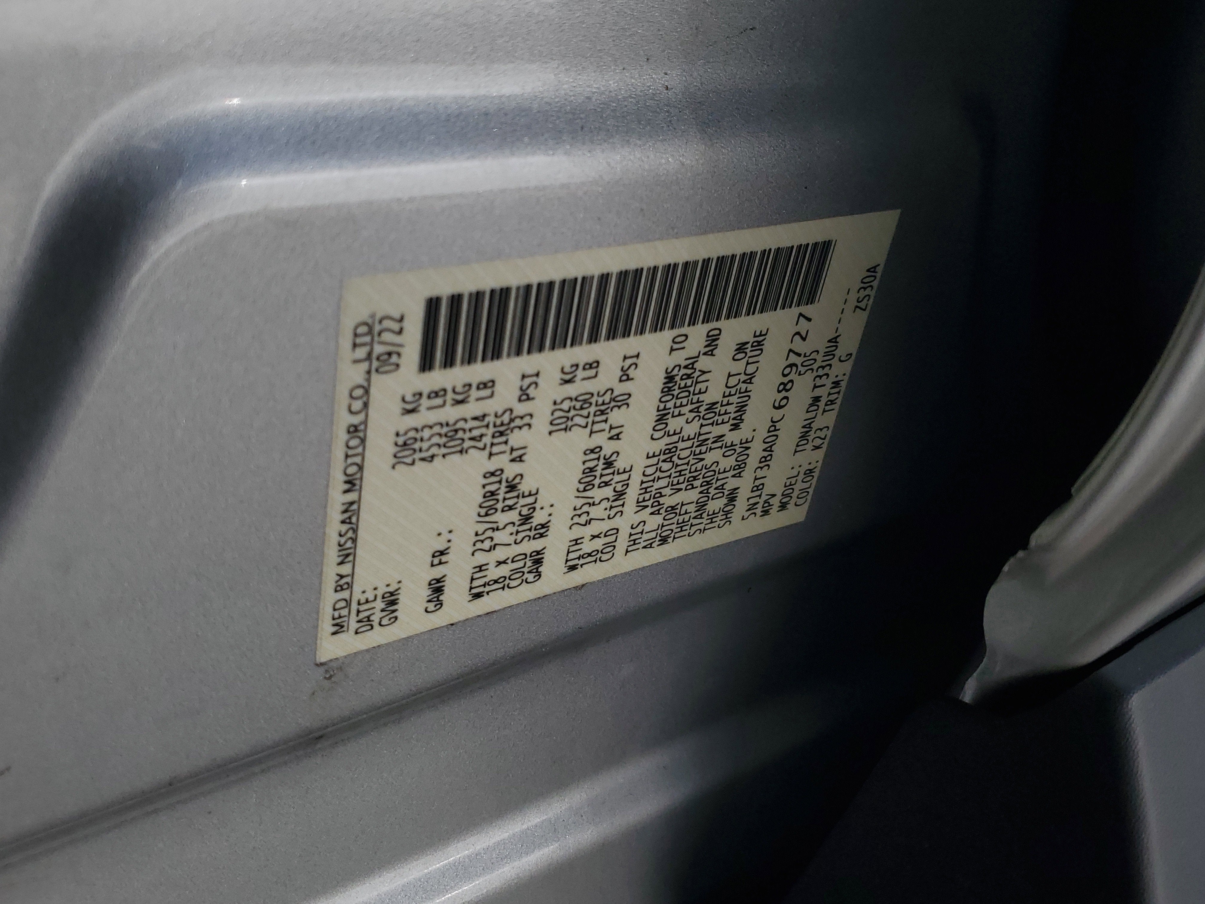 2023 Nissan Rogue SV