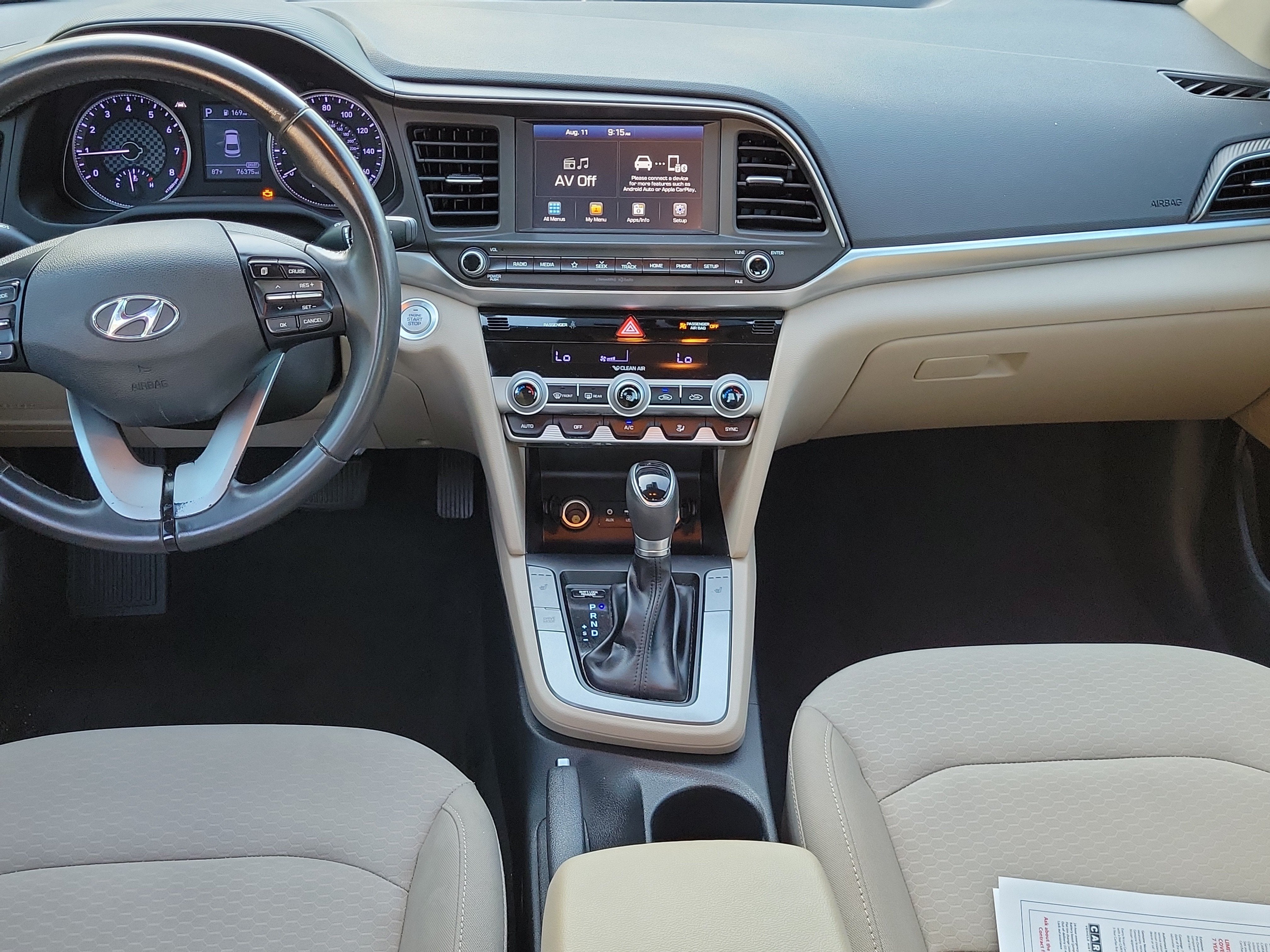2019 Hyundai Elantra Value Edition