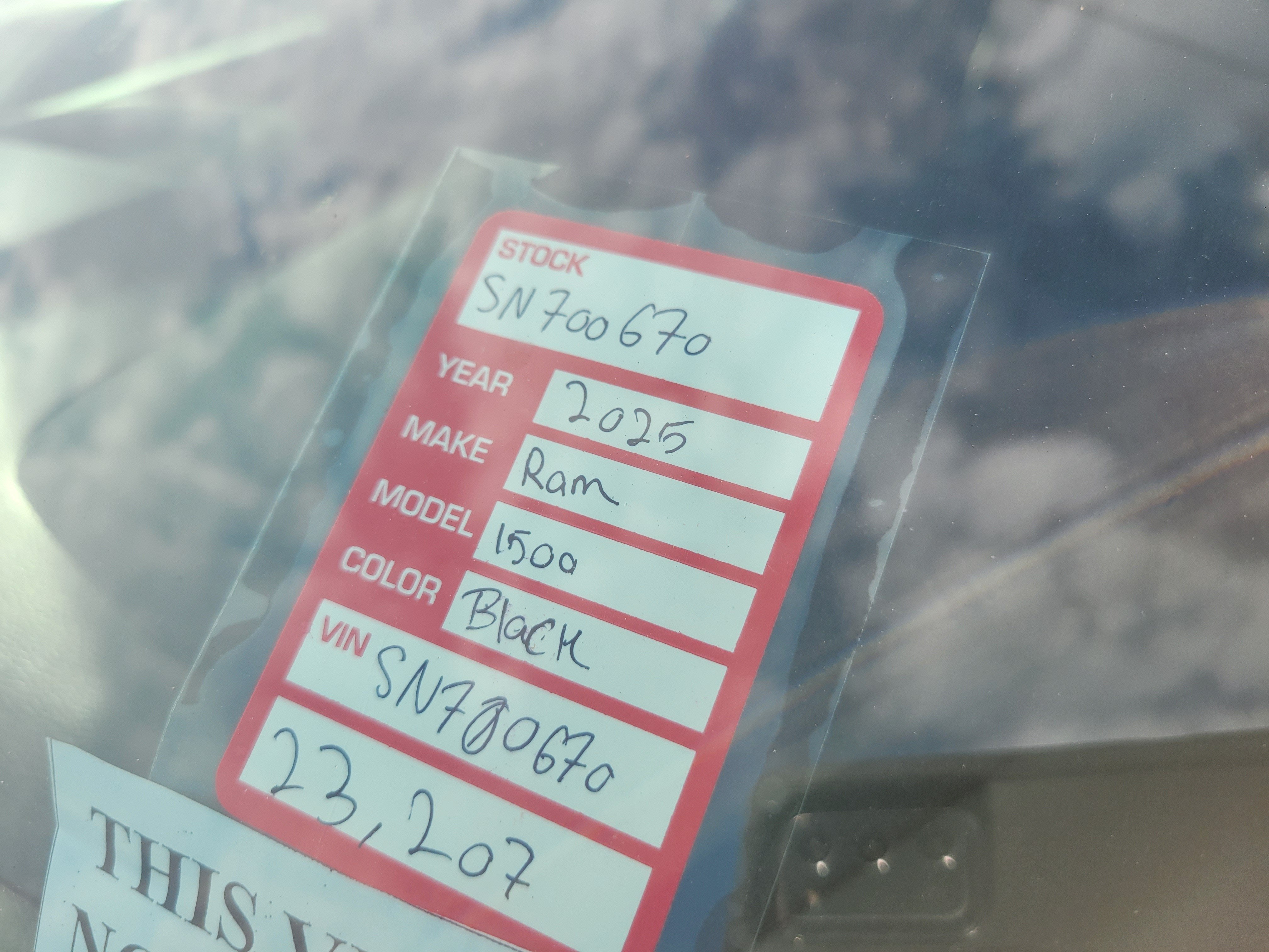 2025 RAM 1500 Tradesman