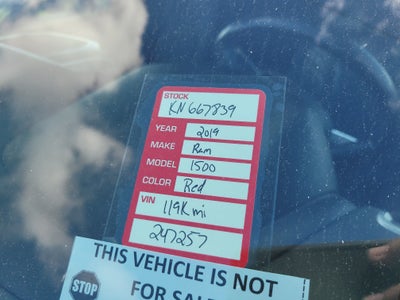 2019 RAM 1500 Big Horn/Lone Star