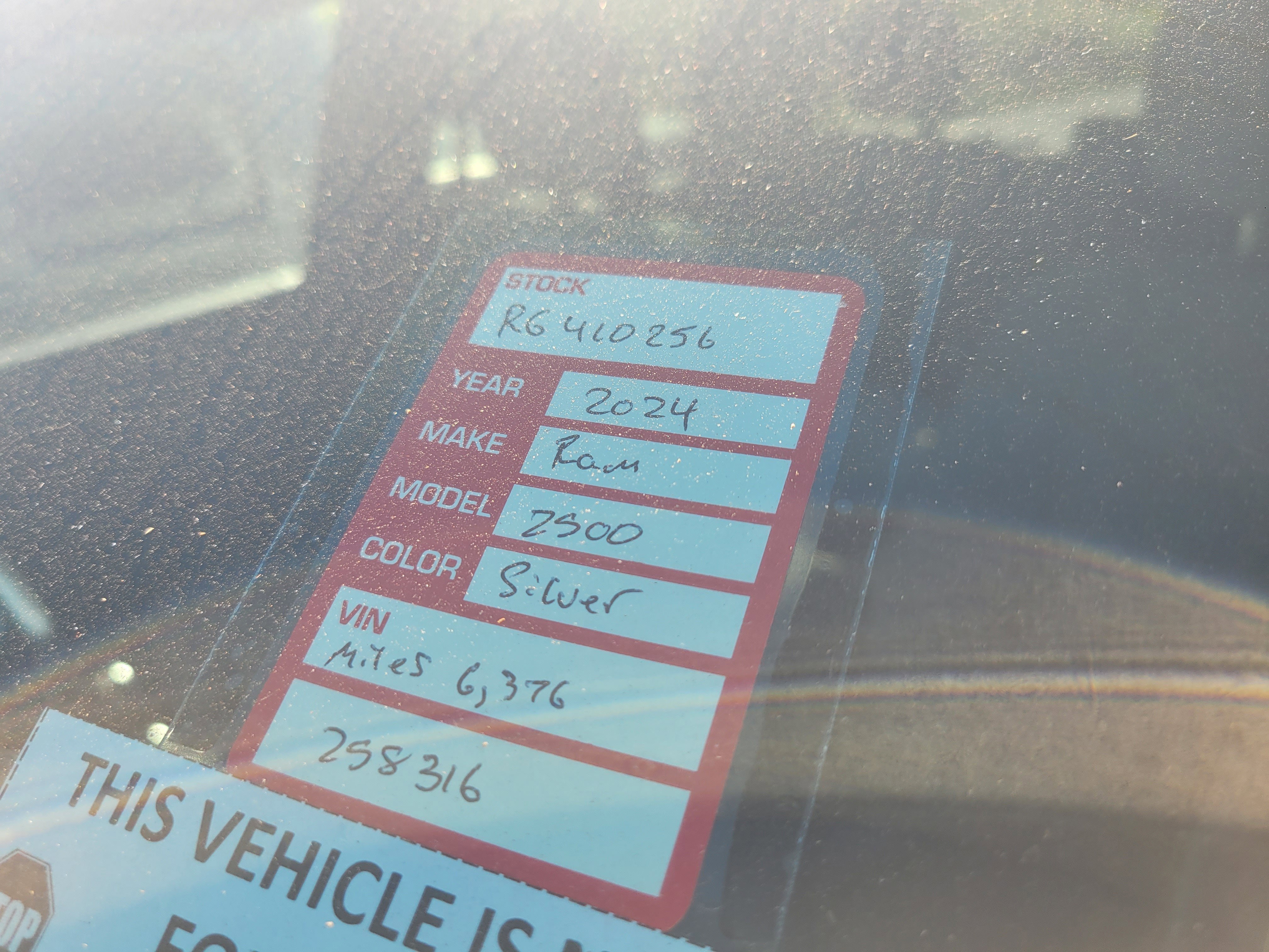 2024 RAM 2500 Big Horn