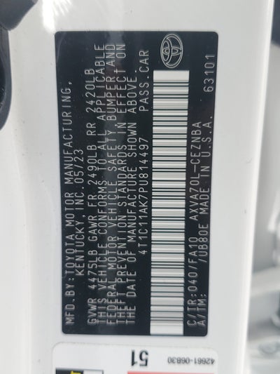 2023 Toyota Camry LE