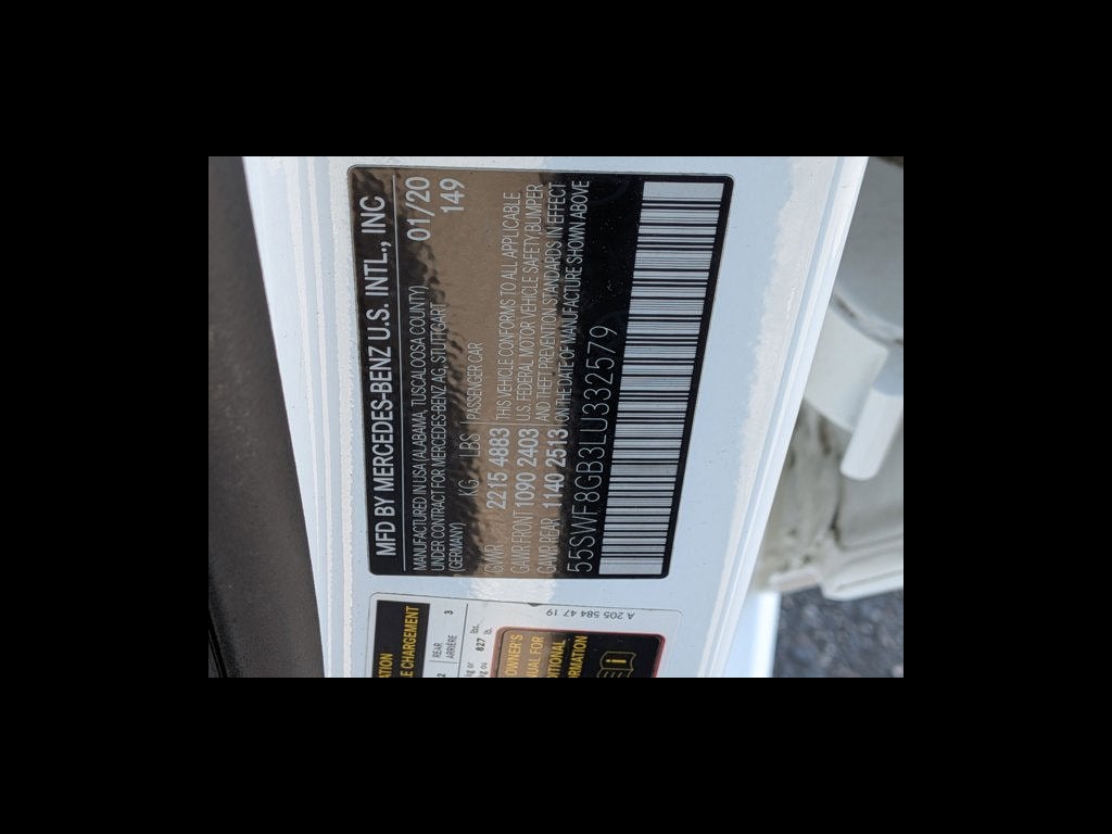 2020 Mercedes-Benz C-Class AMG® C 63