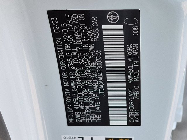 2023 Toyota Prius LE
